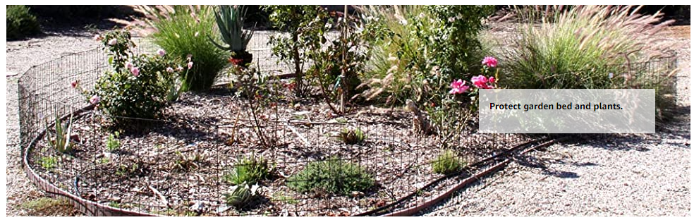 MTB Garden Wire Compost Bin 36x36x30 inches, Green, Garden Bed Fencing